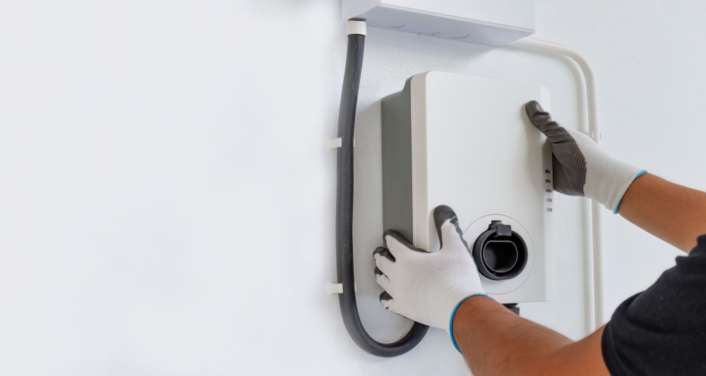 installation borne de recharge pour Boucherville